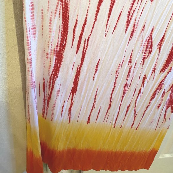New Seven7 Bright Boho Tie-Dye Maxi Sundress - Picture 3 of 5